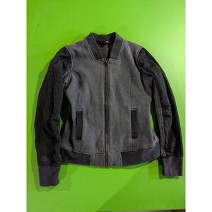 OGIO Ladies Crossbar Jacket Gray Black Medium Performance Zip Up